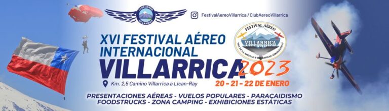 Este fin de semana se realizará el tradicional Festival Aéreo de Villarrica