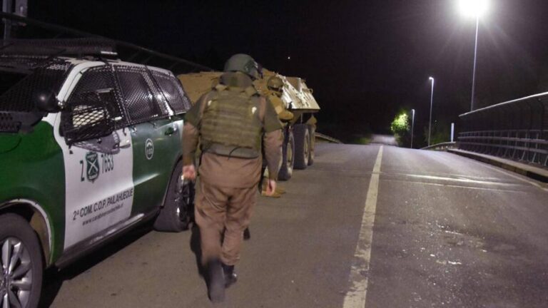 Un carabinero herido de gravedad tras ser embestido en un procedimiento policial en la comuna de Ercilla