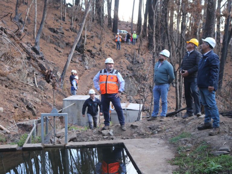 Anuncian la reconstrucción de cinco Sistemas Sanitarios Rurales dañados por incendios forestales en Ñuble