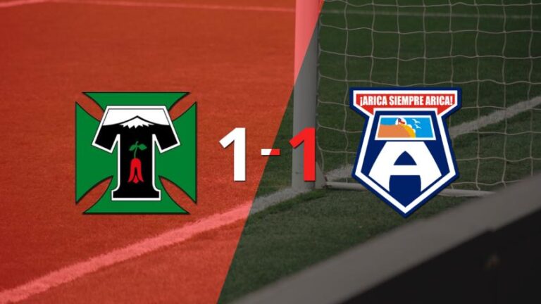 Deportes Temuco rescató un empate en la agonía ante San Marcos de Arica