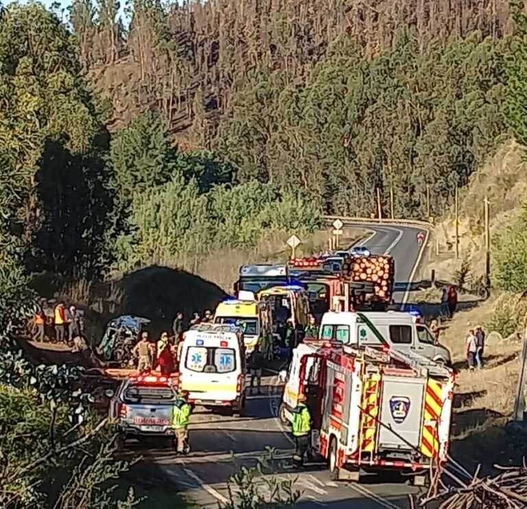 Un herido de gravedad en accidente vehicular en la ruta Los Sauces-Angol