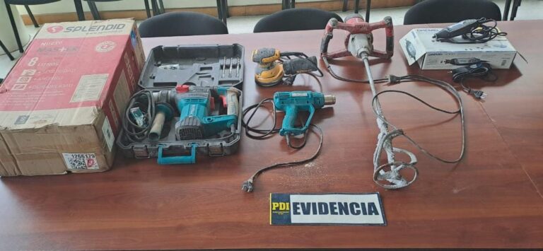 PDI recuperó diversas especies robadas en Victoria