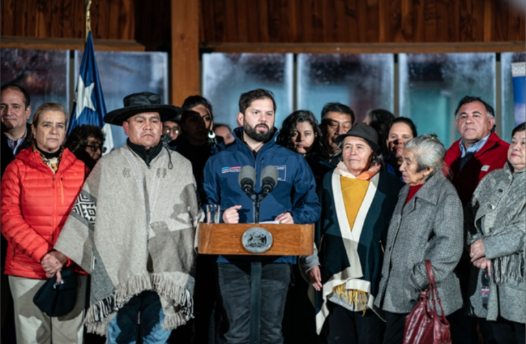 Presidente Boric llegó hasta Alto Biobío y reafirmó compromiso en conectividad con comunidades afectadas por las últimas inundaciones