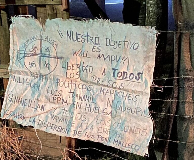 Weichan Auka Mapu se adjudica atentado en Vilcún