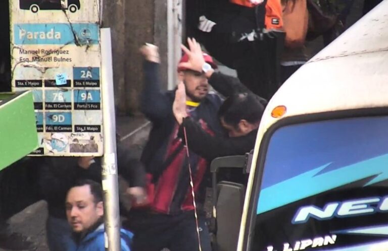 Inspectores municipales resultaron heridos en medio de labores preventivas que realizan en el centro de Temuco