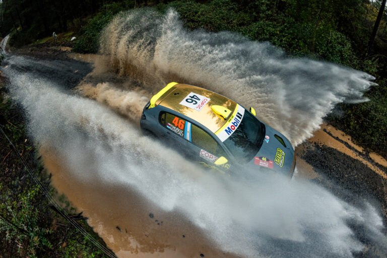 Todo listo para el Rally: este fin de semana se instaló el Parque de Asistencia y pilotos se han desplegado en actividades