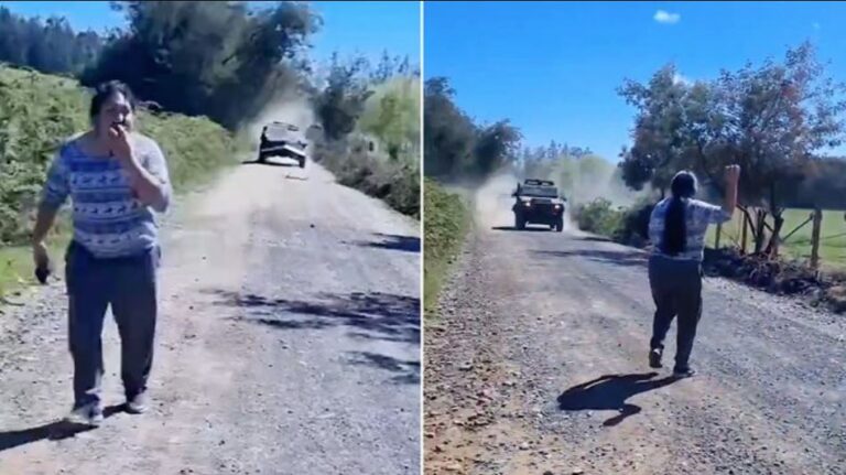 Personal de Carabineros y del Ejército ingresaron a la comunidad de Temucuicui a notificar al werkén Huenchullán