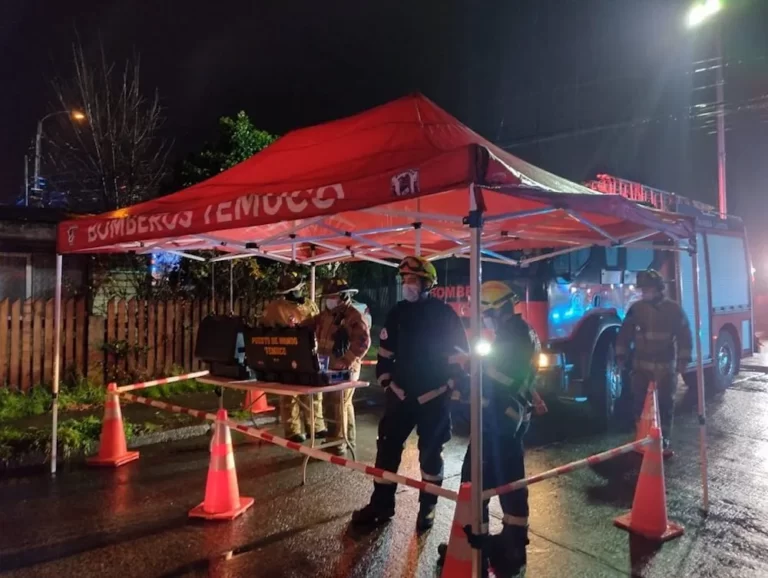 Bomberos de Temuco haya cuerpo de hombre quemado en sector Feria Pinto
