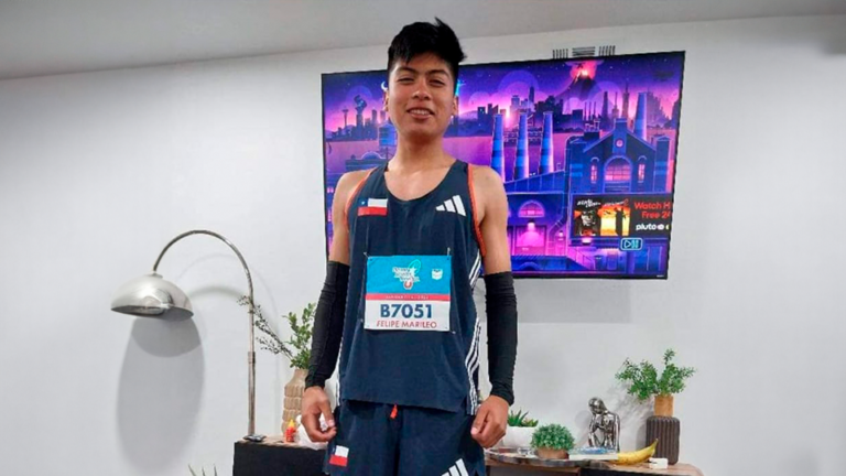 Felipe Catripi Marileo obtiene Segundo Lugar en Maratón de Houston