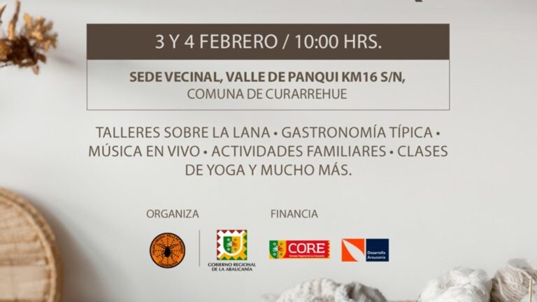 Artesanas del Valle de Panqui llevarán a cabo primera feria de La Lana