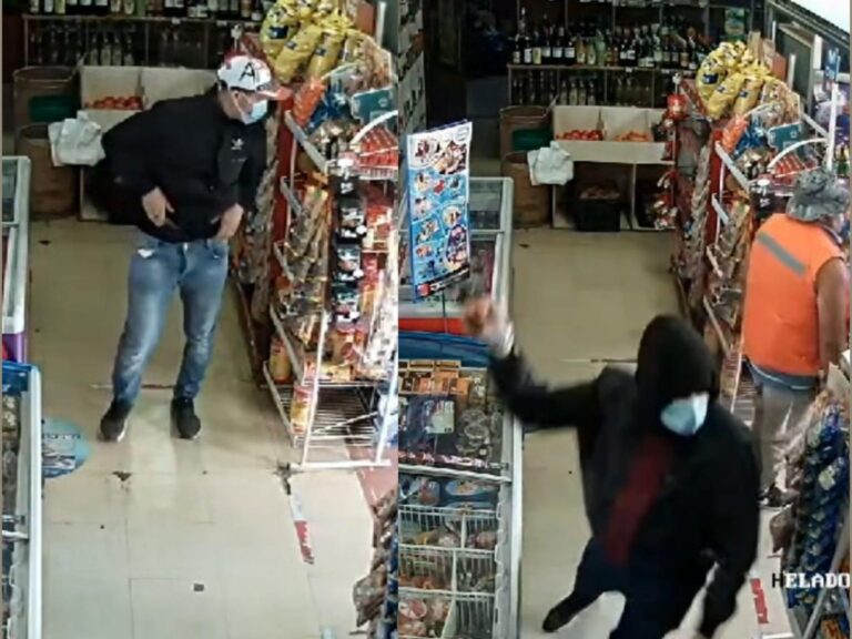 Local comercial en Victoria fue asaltado por sujetos armados y encapuchados