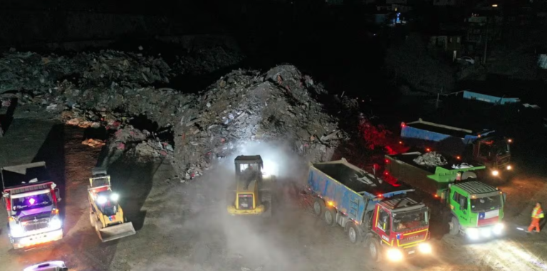 MOP informó del retiro de 650 toneladas de escombros tras los incendios en la Región de Valparaíso