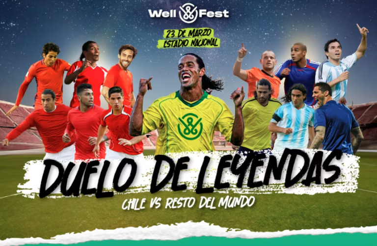 Ronaldinho se une al “Duelo de Leyendas” en Chile