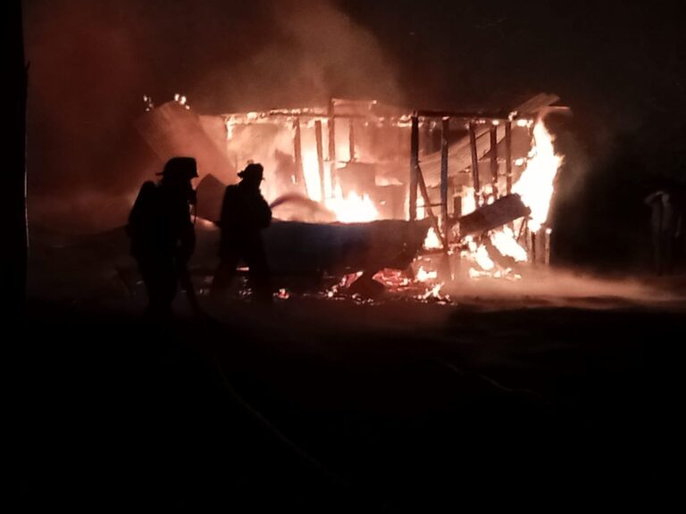 Incendios simultáneos combatieron los bomberos en Malleco