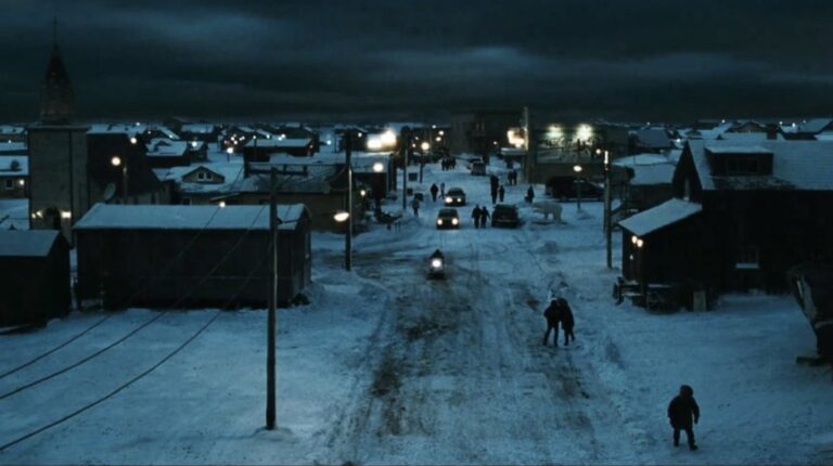 Noche polar en Barrow Alaska, 64 días sin sol