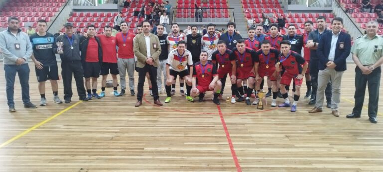 Gendarmería ganó primer lugar en Campeonato Futsal de la PDI de Angol