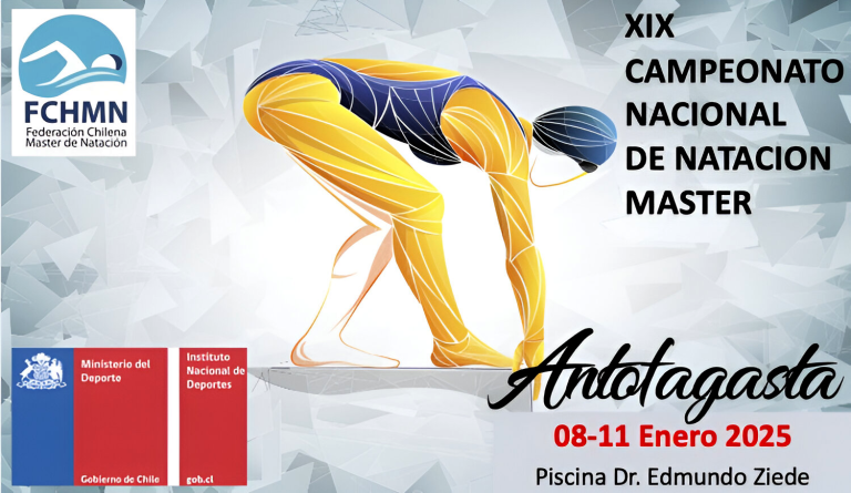 Este miércoles se dará inicio al XIX Campeonato Nacional de Natación Máster en Antofagasta