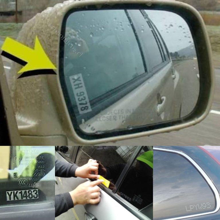 ¿Es obligatorio tener grabada la patente en los vidrios del auto para el Permiso de circulación?