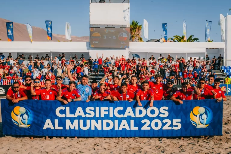 Chile logró una histórica clasificación al Mundial de Fútbol Playa