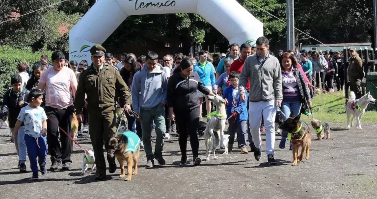 Este sábado 26 de abril será la 3era versión de la Caminata Canina Familiar 2025 en Temuco