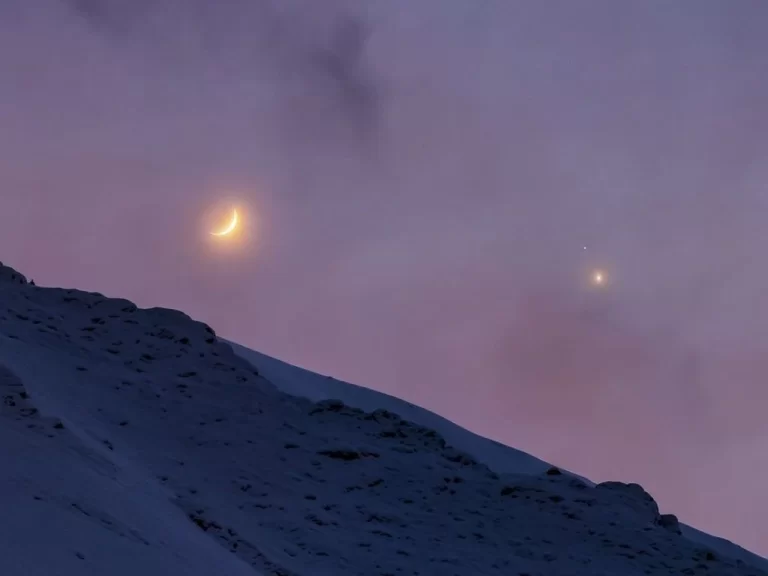 Conjunción planetaria este 25 de abril donde la luna será la protagonista