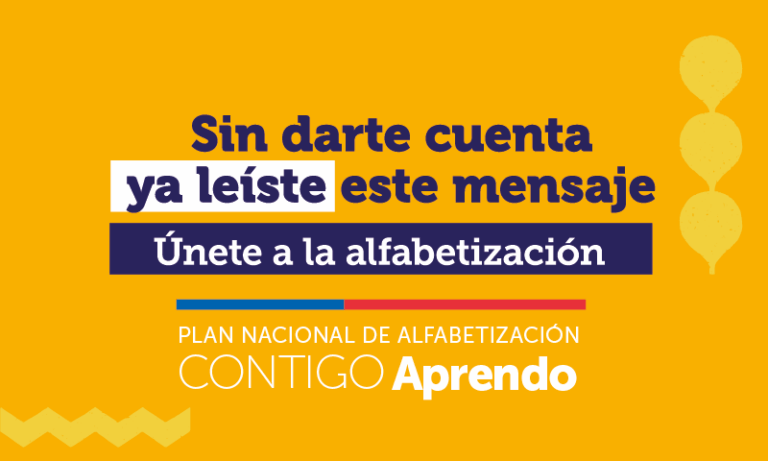 En 30 comunas ya partieron las clases del plan de alfabetización “Contigo Aprendo”