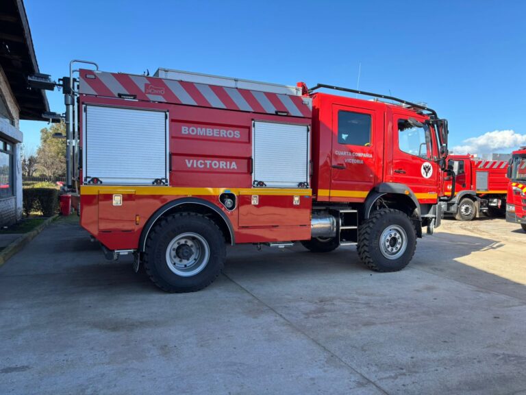 Victoria: Nuevo carro para la Cuarta Compañía de Bomberos
